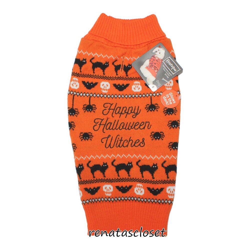Petco Bootique Witches Dog Sweater NWT